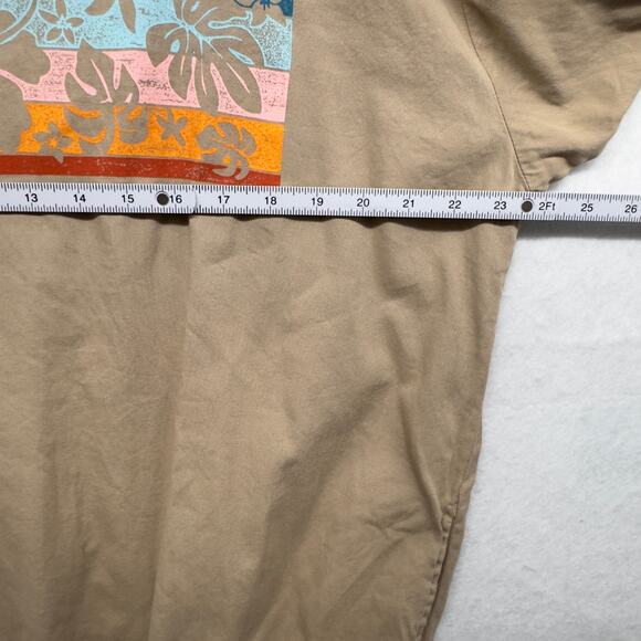 Crazy Shirts Hawaii Unisex L Kona Dyed Pullover Banded Floral Rainbow Relaxed - Picture 7 of 9